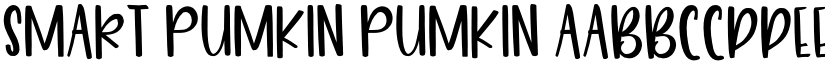 Smart Pumkin Pumkin font