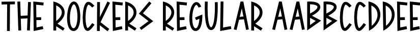 The Rockers Regular font