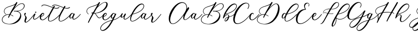 Brietta Regular font