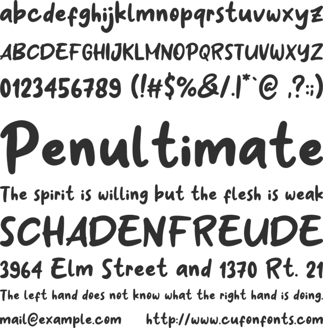 Winter Coffee font preview