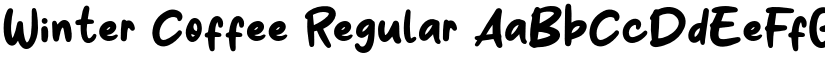 Winter Coffee Regular font