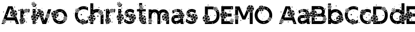 Arivo Christmas DEMO font