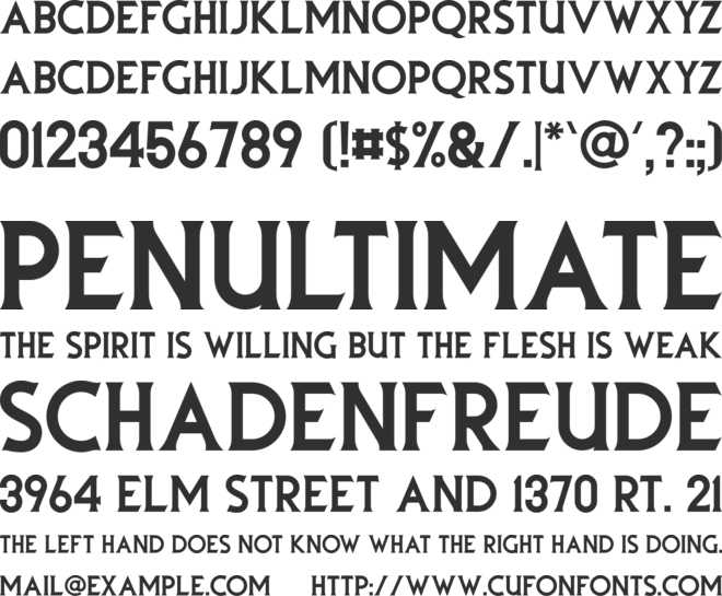 Stillhouse font preview