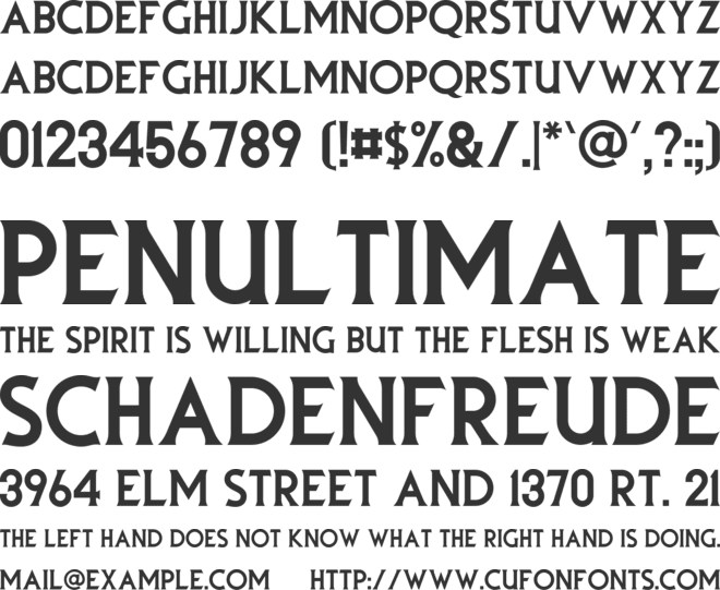 Stillhouse font preview