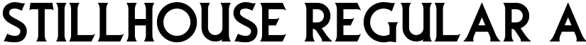 Stillhouse Regular font