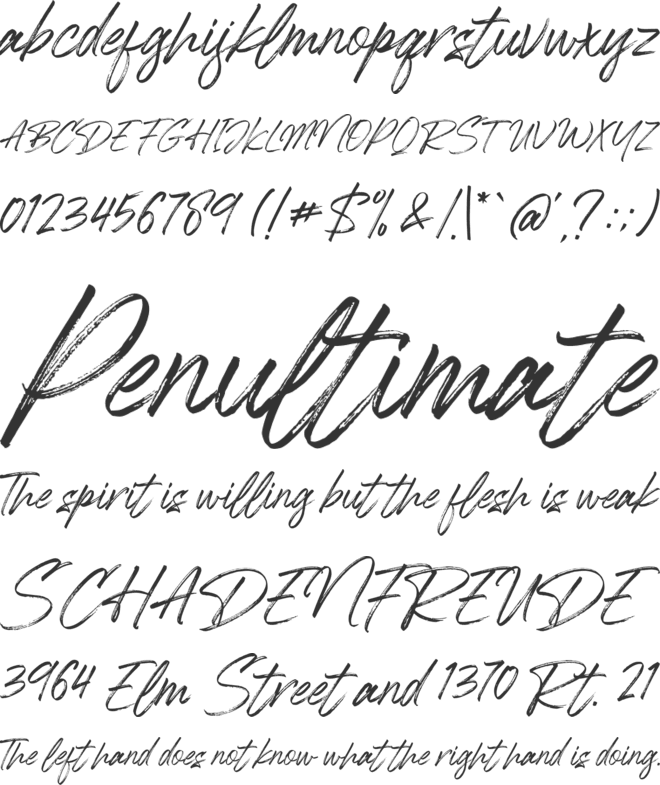 Black Dragon font preview