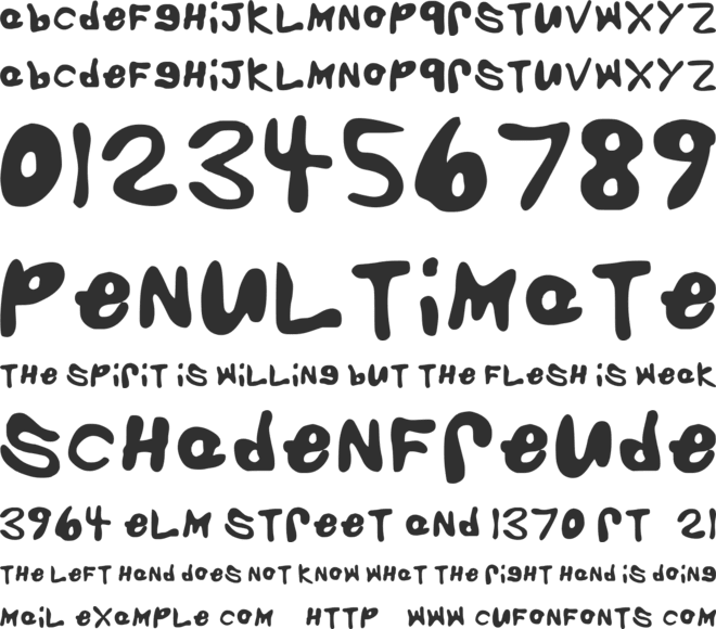 Tivo 1999 font preview