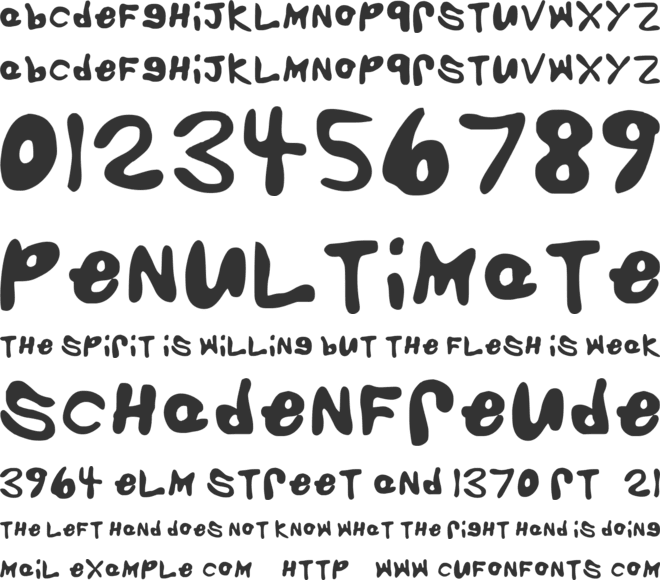 Tivo 1999 font preview