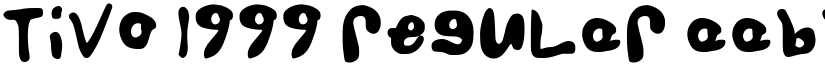 Tivo 1999 Regular font