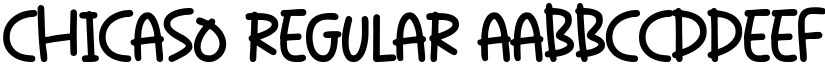 Chicaso Regular font