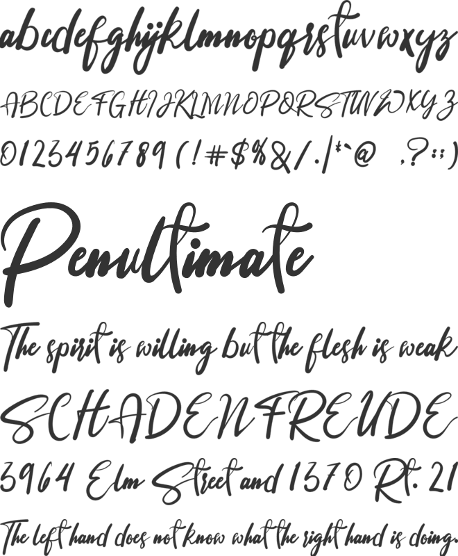 Sannastasa font preview