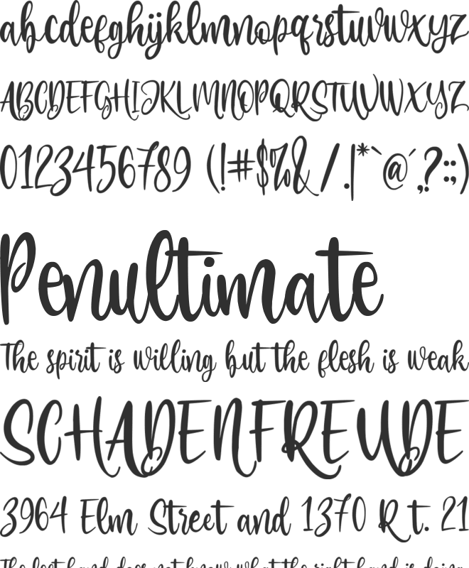 Cosmic Furry font preview