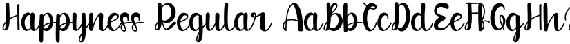 Happyness Regular font