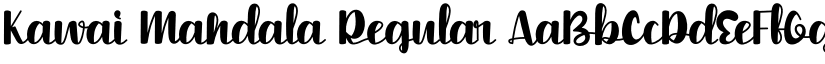 Kawai Mandala Regular font