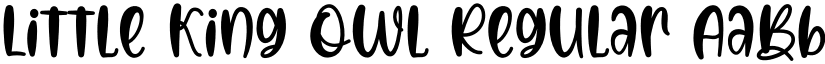 Little King Owl Regular font