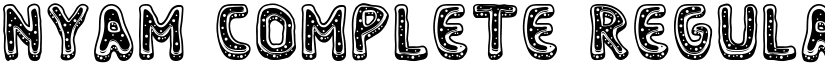 Nyam Complete Regular font