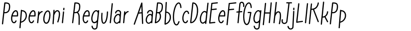 Peperoni font download