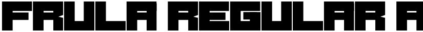 Frula Regular font