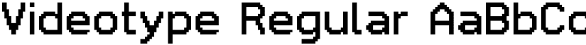 Videotype Regular font