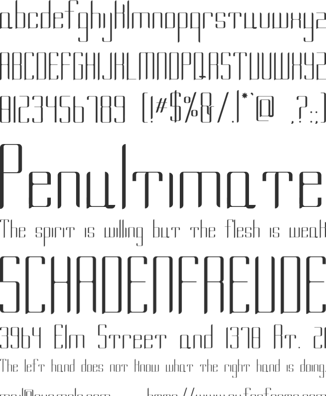 Mama Lian font preview