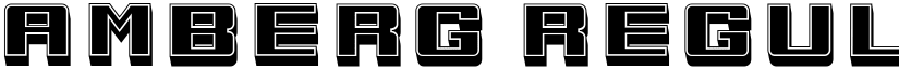 Amberg Regular font
