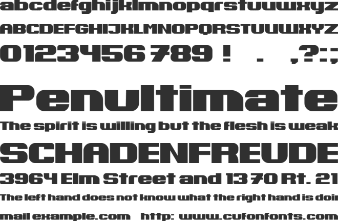 Rethinked font preview