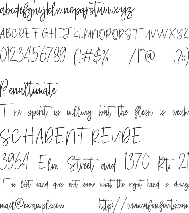 Farmhouse-Signature font preview