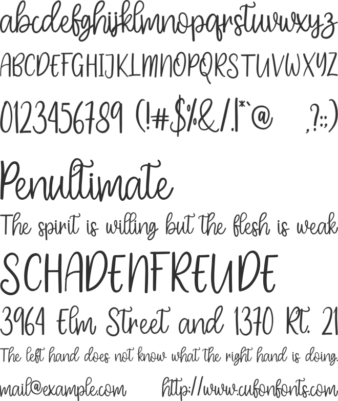Christmas-Gnome font preview