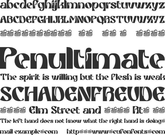 Griaste font preview