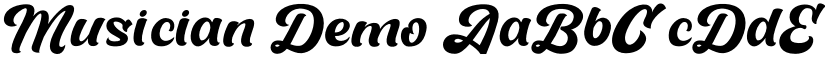 Musician Demo font
