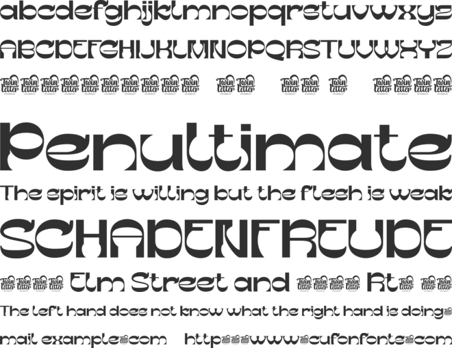 Gesego font preview
