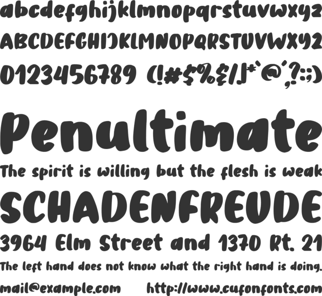 Tahu Kotak font preview