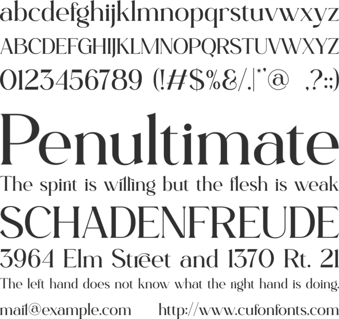 Groillim font preview