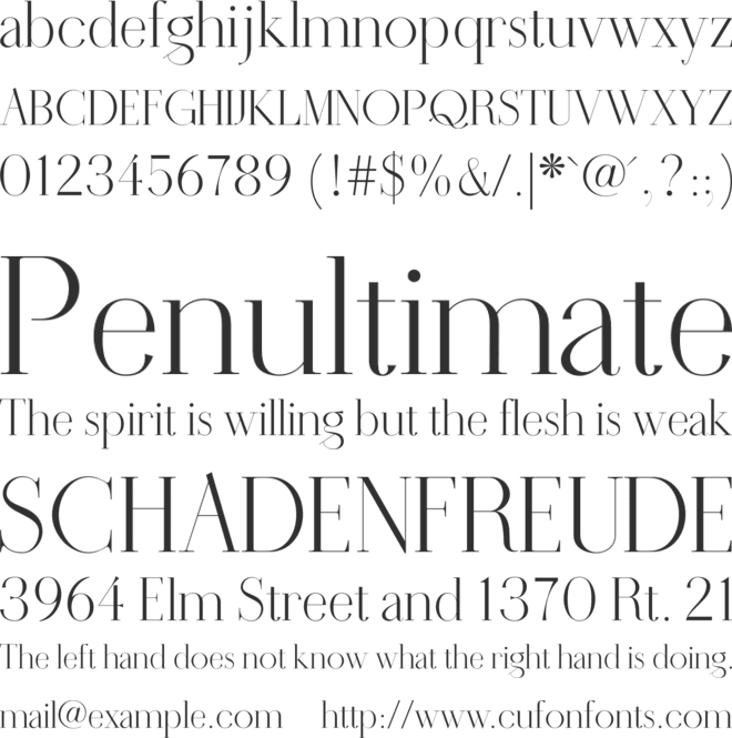 July 01 font preview
