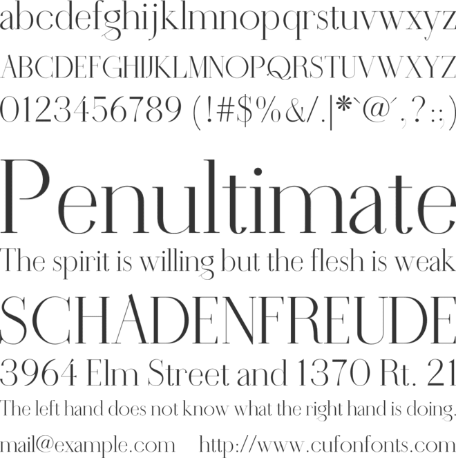 July 01 font preview