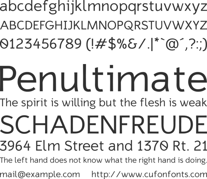 Cardelina font preview