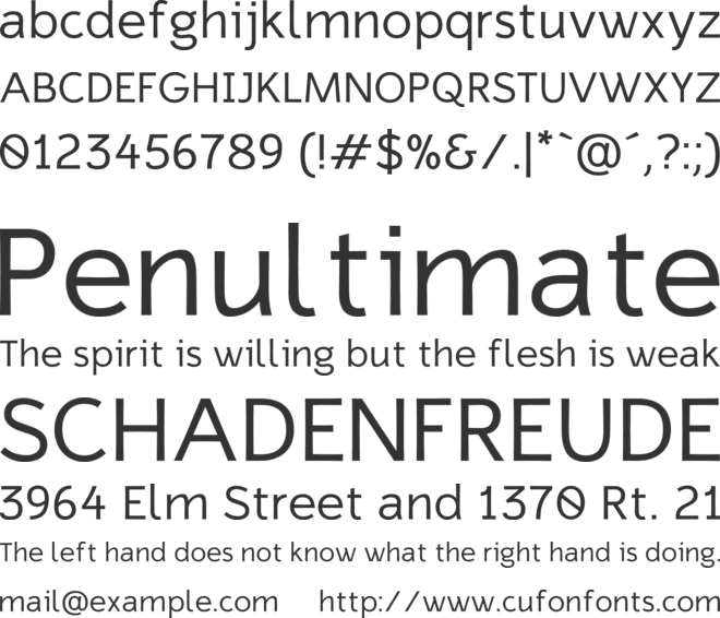 Cardelina font preview