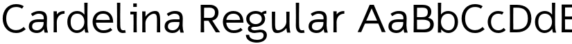 Cardelina Regular font