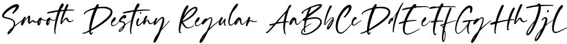 Smooth Destiny Regular font
