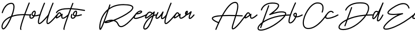 Hollato Regular font