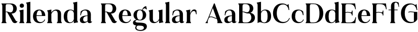 Rilenda Regular font