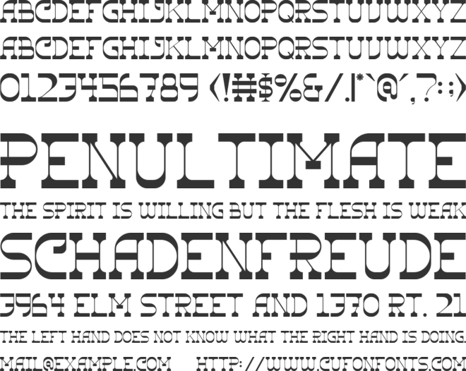 The Ranch font preview