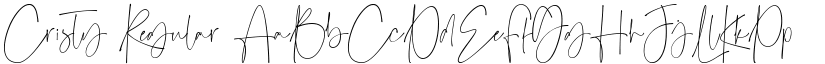 Cristy Regular font