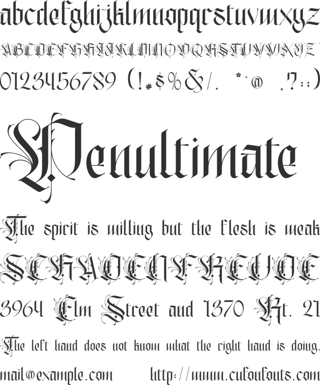 Browking - Personal use font preview