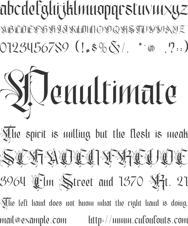 Browking - Personal use font preview