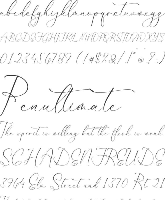 Dilanda Merlinmota font preview