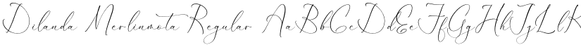 Dilanda Merlinmota Regular font