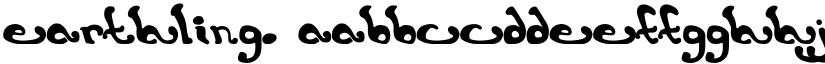 earthling. font