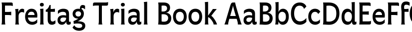 Freitag Trial Book font