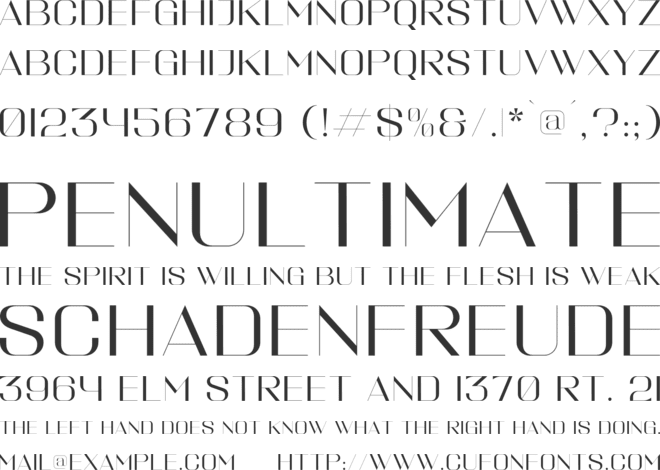 Veganzone Armstrong Sans Serif font preview